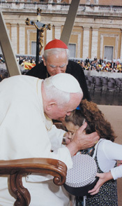 Amy and Pope John Paul II