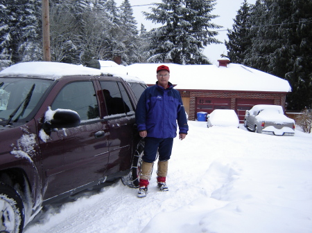 2009-Snow in Gresham Oregon