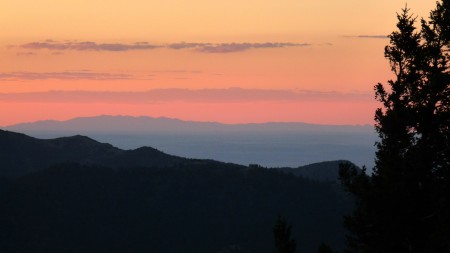 Monjeau Lookout sunset.