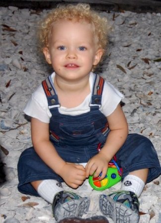 grandson James at Hilton Head Island