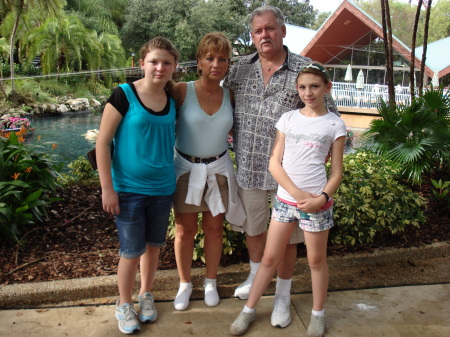 Megan, myself, Bill, & Morgan in Orlando, Fla