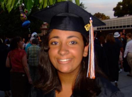 Whitney, my oldest daughter at graduation.