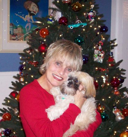 Joni and Spanky at Christmas 2007