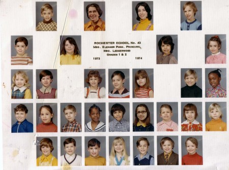 Mrs. Ledgerwood's class 1973-1974