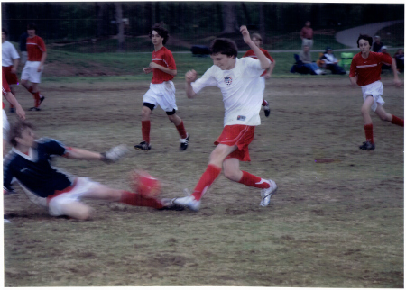 pierce scoring a goal