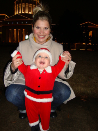 Daughter Jennifer & Santa Baby-Will