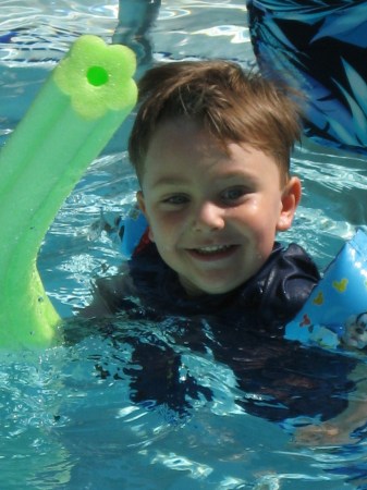 Jon swimming Summer 2009