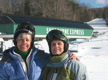 My sister Liz & Me, Burke Mtn Vermont