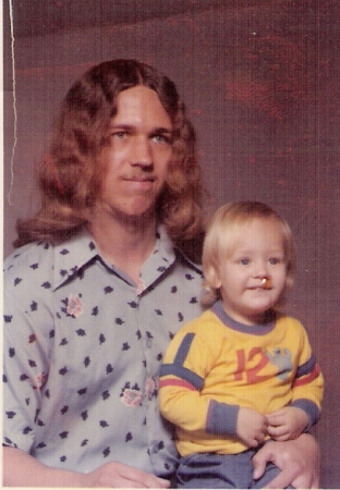 My brother John & his son 1978