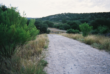 Entrance to Charlie's property