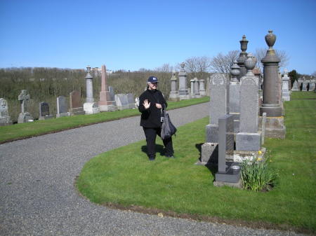 Cemetery in Thurso Scotland