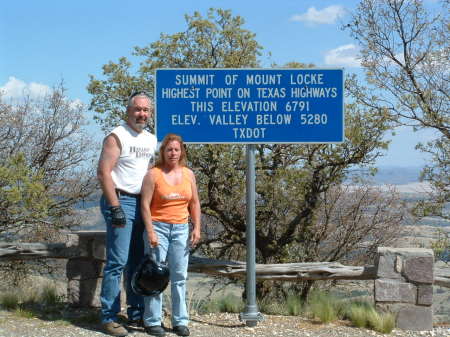 Deb and I, McDonald Observatory, West Texas