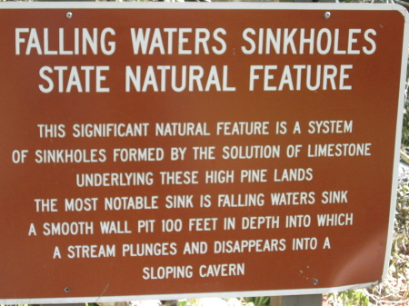 Falling Waters Sinkholes