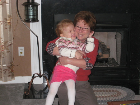 Me and the redheaded granddaughter,Gracie