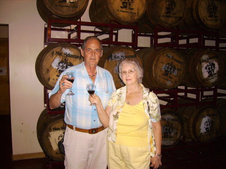 St. Augustine Bob & Kay tasting Wine