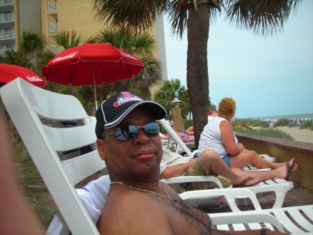 vacation in myrtle beach man was it hot!