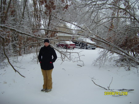 Katie & Ice storm that hit arkansas