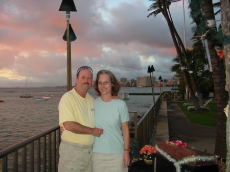 My wife Wendy & me, Hawaii Jan 2008