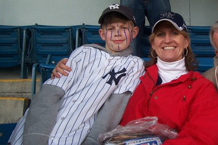 Mom and son..Proud Yankee Fan's