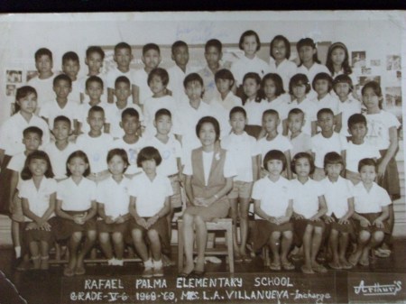 grade V-6 rafel palma elem. sch. 1968 1969