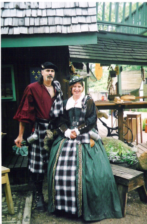 My Husband and I at the faire