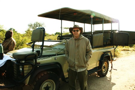on safari in South Africa