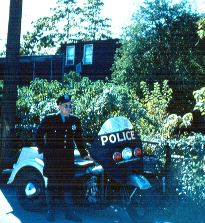 Officer Ed Canik, Berwyn Police, 1957