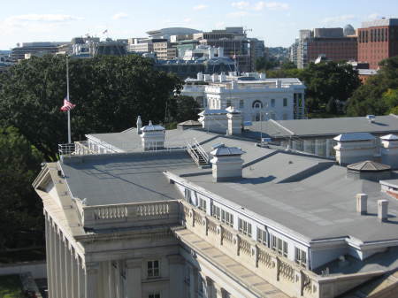 View from the deck of the Hotel Washington