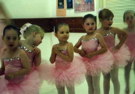Jennifer's 1st year in ballet.