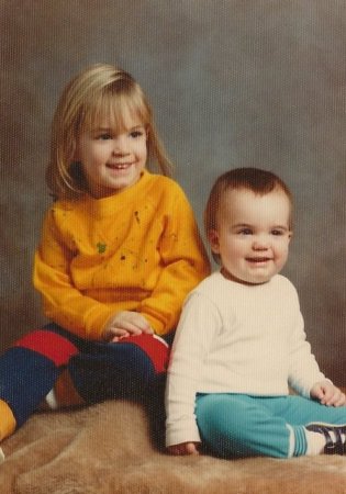 Me at 3, with my sister