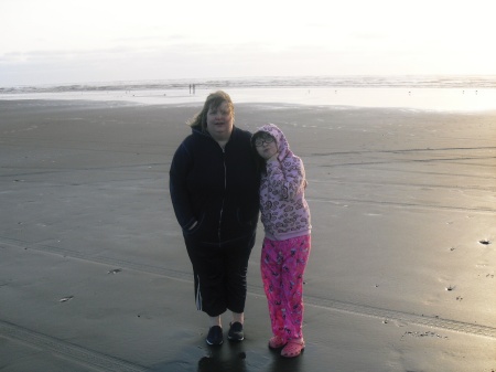 Mine daughter and I at Ocean Shores