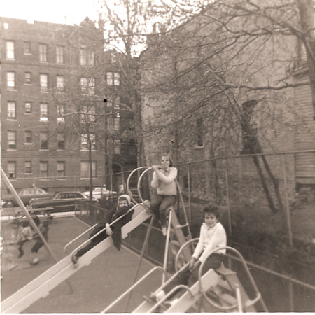 Madison St. Park 1966 with Monica and Bridget