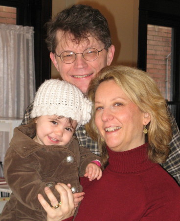 Bill and Leslie with our wonderful grandchild