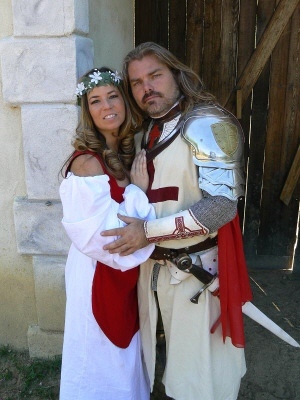 Bryan and I at Scarborough Faire 2008