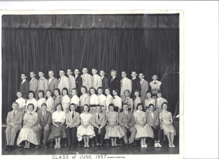 June 1957 Graduation Pic Sherman Grade School