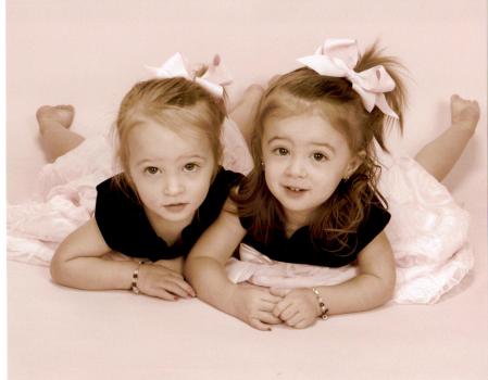 My twin granddaughter's