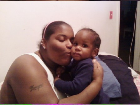 my wife n son