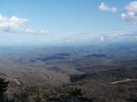 Overlook of Grandfather Mountain, NC