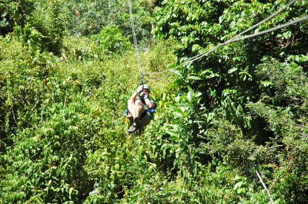 Ziplining