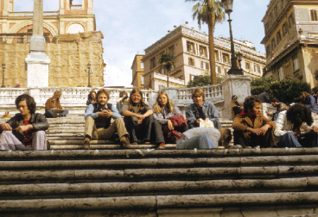 1973: Spanish Steps, Rome