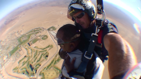 Skydiving in Las Vegas 2