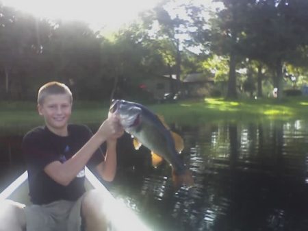 My youngest son Brian nice catch