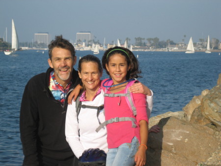 Biking in Santa Monica with our Niece, Diana