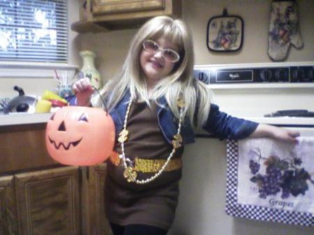 my youngest as Hanna Montanna