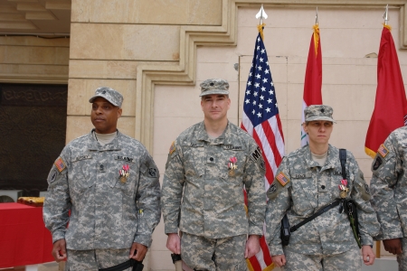 Getting Bronze Star in Iraq