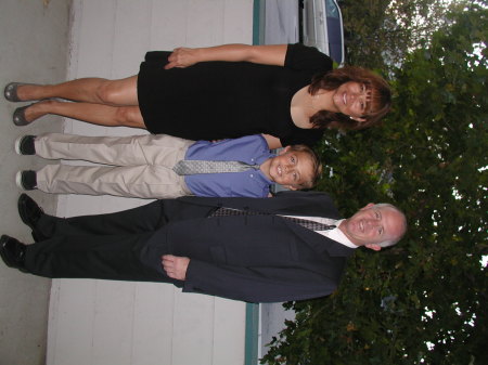 My wife Lisa, son Max and me.
