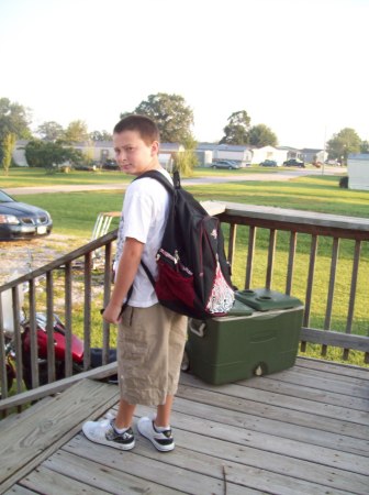 Alex's first day of fifth grade