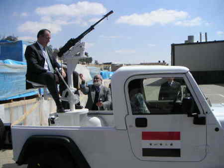 Preparing Jeeps in Cairo for Iraq