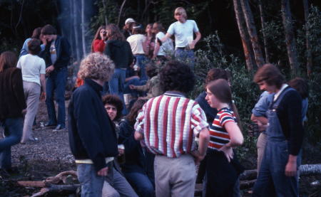 kegger at Dechutes river, 1974