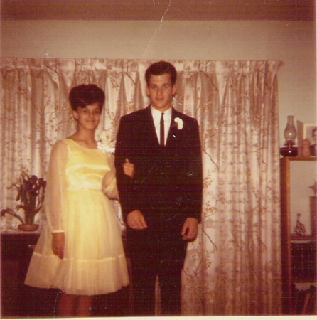 Junior Prom Night 1965 with Cathy Costa